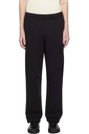 HUGO BOSS Black Stacked Logo Sweatpants