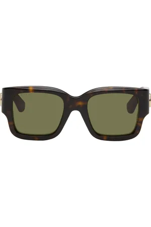 Gucci Brown Square Frame Sunglasses