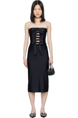 COPERNI Black Knot Gala Midi Dress