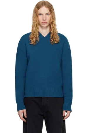 The Row Blue Nigel Sweater