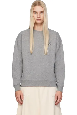 Maison Kitsuné Gray Bold Fox Head Sweatshirt