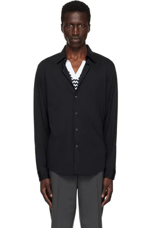 THEORY Black Sylvain Shirt