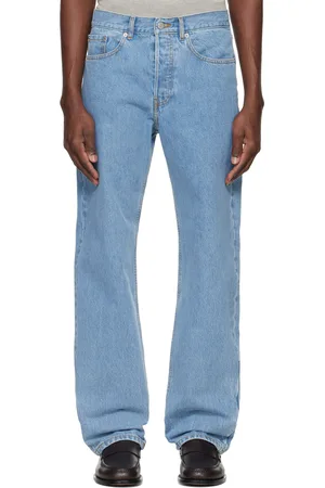 DRIES VAN NOTEN Blue Five-Pocket Jeans