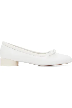 Maison Margiela White Anatomic Classic Ballerina Flats