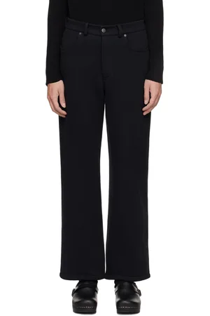 FORMA Black Embroidered Sweatpants