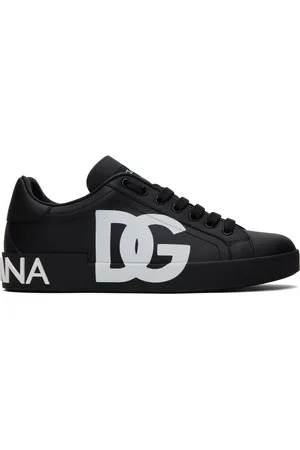 Dolce & Gabbana Black Portofino Sneakers