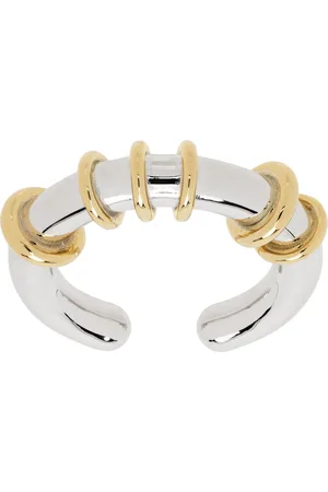 We11 Done Silver & Gold Hoop Ring