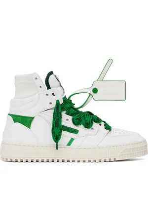 OFF-WHITE White & Green 3.0 Off Court Sneakers