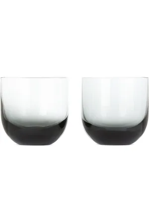 Tom Dixon Black Tank Whiskey Glasses Set, 200 mL