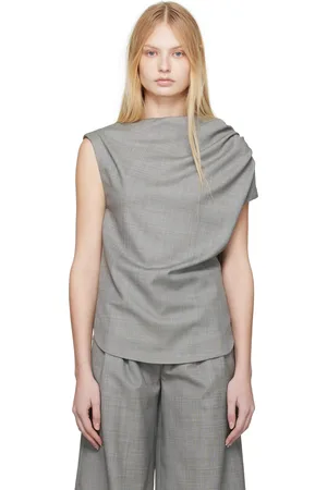 Loulou de Saison Gray Lyra Blouse