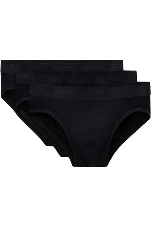 SKIMS Three-Pack Black Stretch Briefs