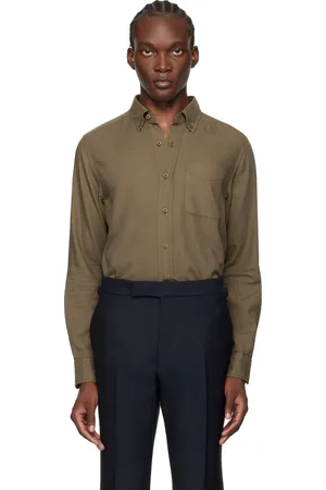 Tom Ford Brown Light Slim-Fit Shirt