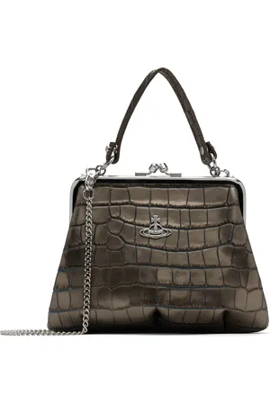 Vivienne Westwood Brown Granny Frame Bag
