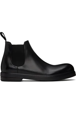 MARSÈLL Black Zucca Zeppa Beatle Chelsea Boots