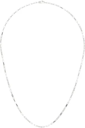 TOM WOOD Silver Billie Chain Necklace