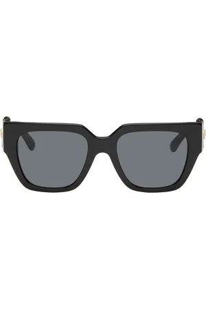 VERSACE Black Medusa Chain Sunglasses