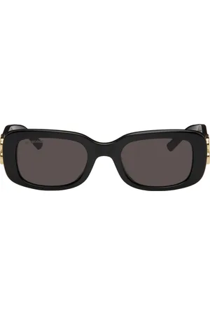 Balenciaga Black Everyday Rectangular Sunglasses