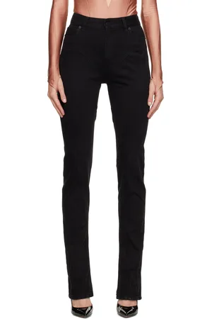 MUGLER Black Spiral Jeans