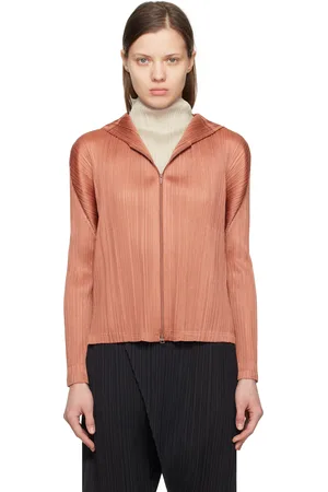 PLEATS PLEASE ISSEY MIYAKE Brown Monthly Colors December Hoodie