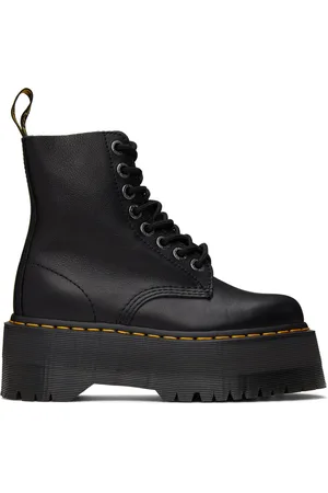 Dr. Martens Black 1460 Pascal Max Platform Boots