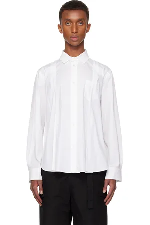 SACAI White Cotton Poplin Shirt