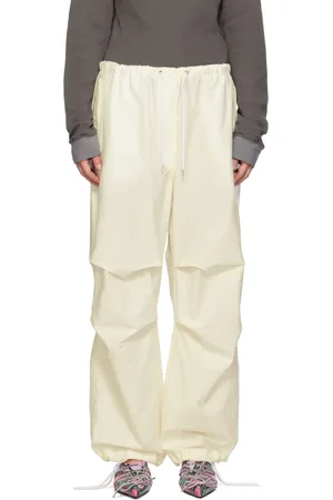 Acne Studios Off-White Drawstring Trousers