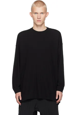 JAN JAN VAN ESSCHE Black O-Project Cotton Wool T-shirt