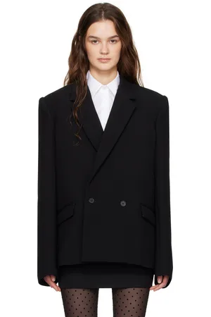 WARDROBE.NYC Black Hailey Bieber Edition HB Blazer