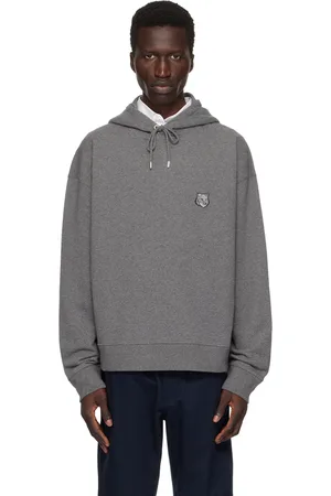 Maison Kitsuné Gray Bold Fox Head Hoodie
