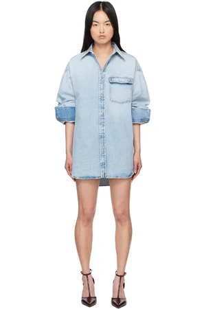 Sportmax Blue Targa Denim Shirt