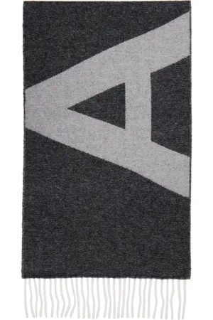 A.P.C. Black & Gray Malo Scarf