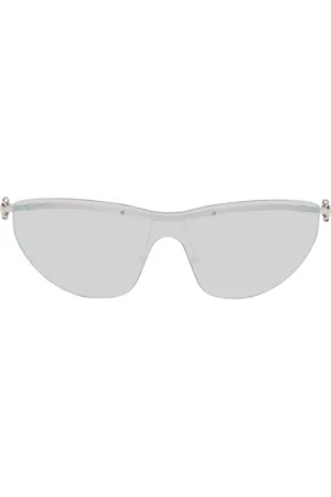 Gucci Silver Rimless Sunglasses