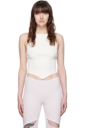 Courrèges White Pointy Tank Top