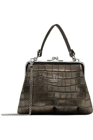 Vivienne Westwood Brown Granny Frame Bag