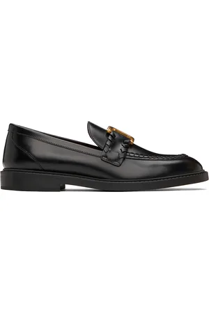 Chloé Black Marcie Loafers