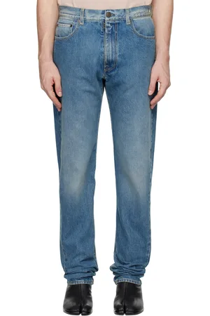 Maison Margiela Blue Turn-Up Jeans