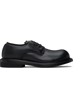 Moschino Black Oliver Derbys
