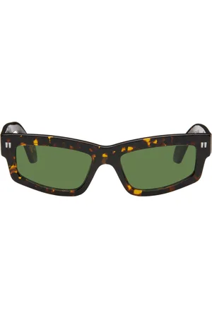 OFF-WHITE Brown Miramar Sunglasses