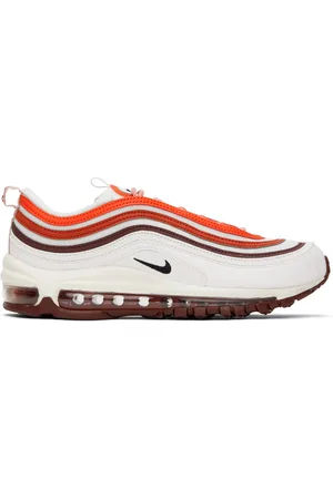 Nike White & Red Air Max 97 Sneakers