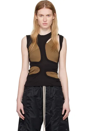 Rick Owens Black Membrane I Tank Top