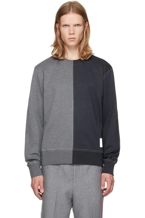 Thom Browne Gray Funmix Sweatshirt