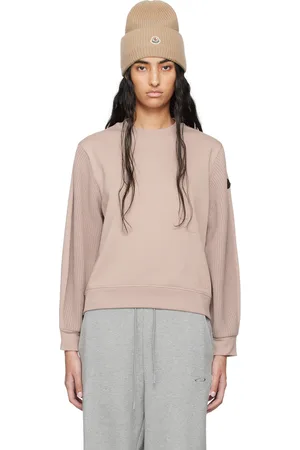 Moncler Pink Logo Patch Sweatshirt