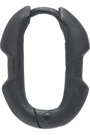 PARTS OF FOUR Black Extra Small Deco Single Earring