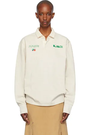 Kijun Gray Rugby Long Sleeve Polo