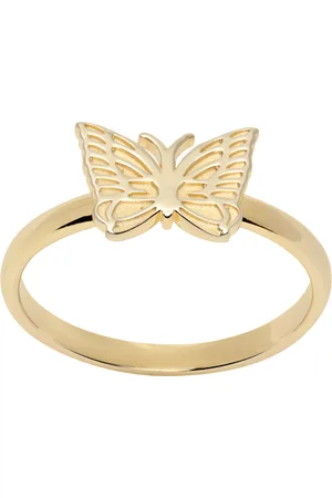Pins & Needles Gold Papillon Ring