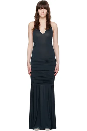 Paloma Wool Navy Tilt Maxi Dress