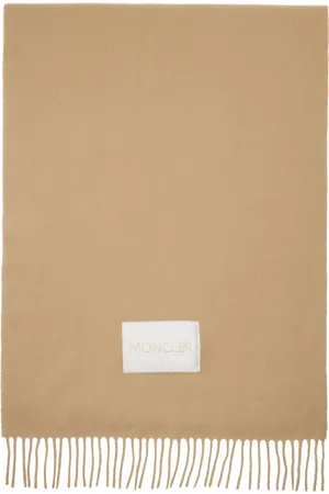 Moncler Beige Wool Felt Scarf