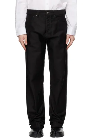 Maison Margiela Black Twisted Outseam Jeans