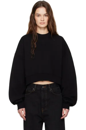 WARDROBE.NYC Black Hailey Bieber Edition HB Track Sweatshirt
