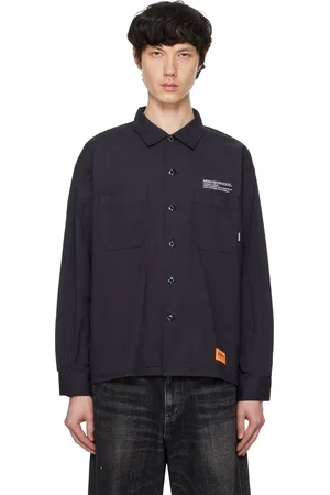 NEIGHBORHOOD Black Cordlane Work LS Shirt